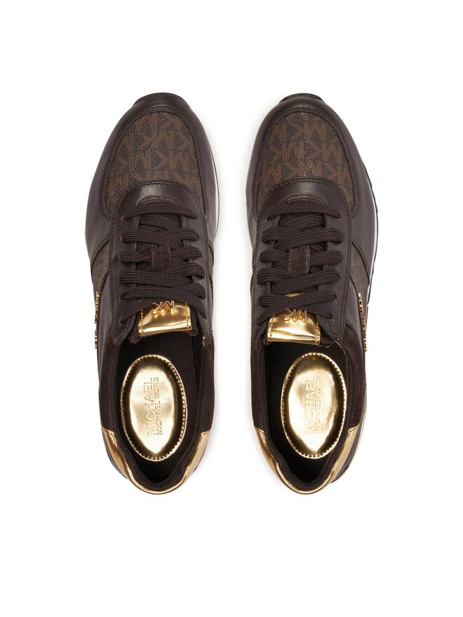 MICHAEL Michael Kors Tenisice MICHAEL Michael Kors Allie Wrap Trainer 43R6ALFP2B Smeđa