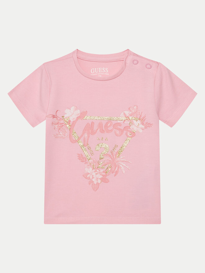 Guess Guess Camiseta A5GI03K6YW4 Rosa Regular Fit