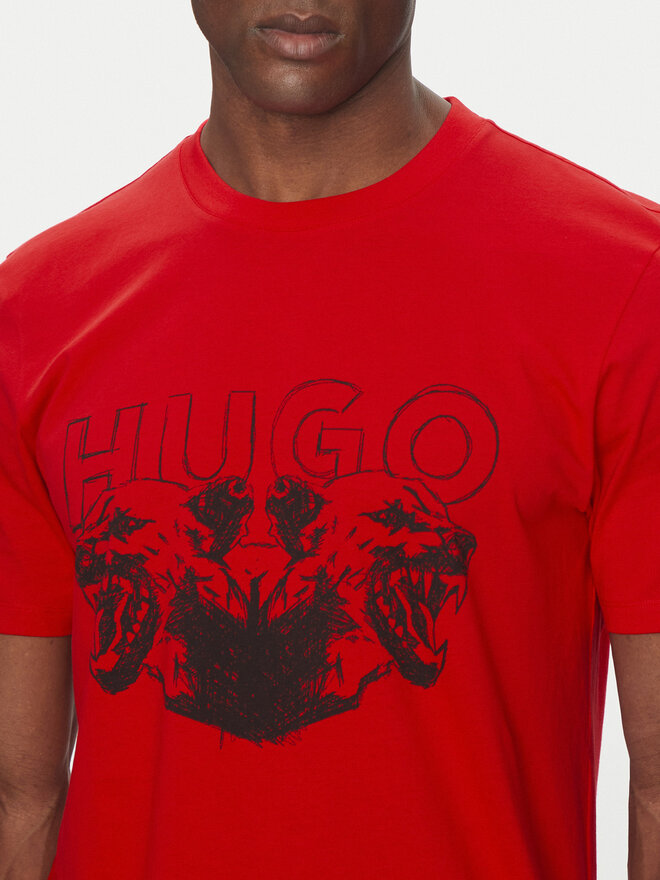 HUGO HUGO Majica 50538257 Rdeča Regular Fit