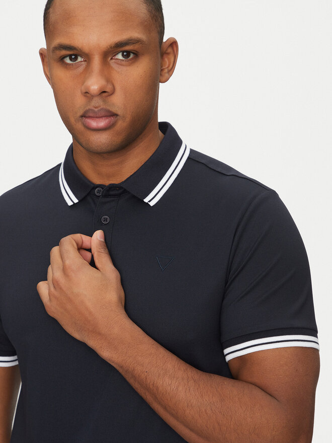 Guess Guess Póló M2GP34 KARS0 Sötétkék Regular Fit