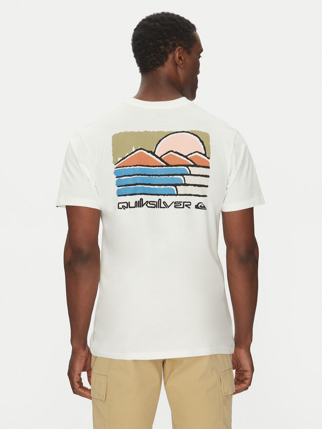 Quiksilver Quiksilver Marškinėliai EQYZT08038 Écru Regular Fit