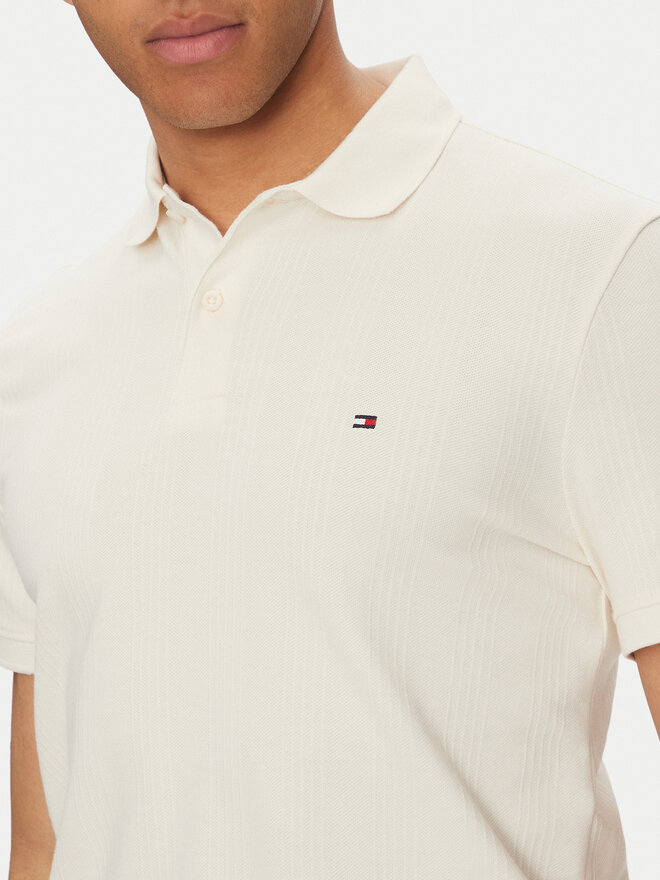 Tommy Hilfiger Tommy Hilfiger Pólóing Vertical MW0MW38951 Sárga Regular Fit