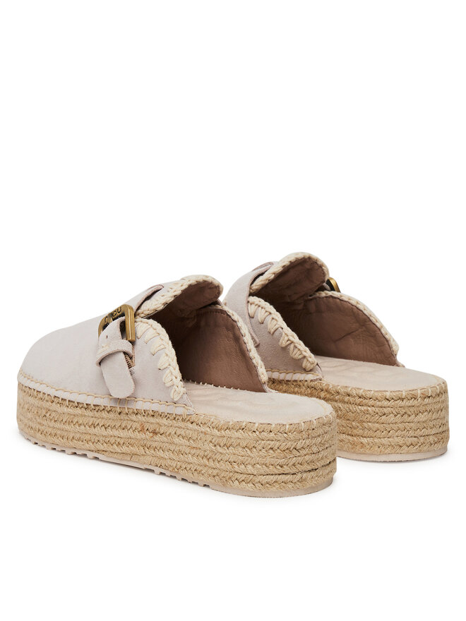 Mou Espadrilles Mou Jute clog plain MU.SW641000A Grau