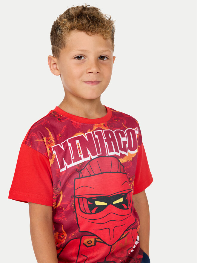 LEGO LEGO Marškinėliai Ninjago 12011405 Raudona Regular Fit