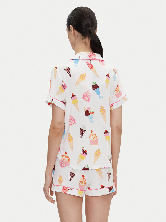 Kate Spade Kate Spade Pyjama KSI12746 Weiß Regular Fit