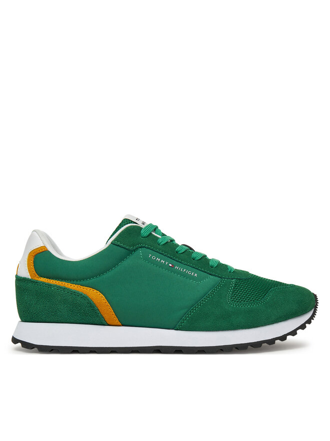 Tommy Hilfiger Sneakersy Tommy Hilfiger New Eva Runner Summer Nylon Pop FM0FM05427 Zielony