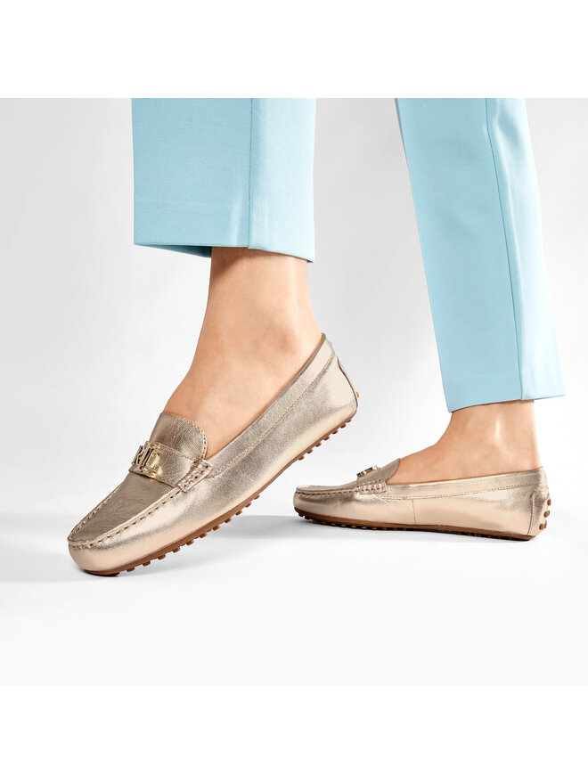 LAUREN RALPH LAUREN Μοκασίνια Lauren Ralph Lauren Barnsbury 802809341001 Χρυσό