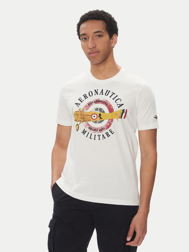 Aeronautica Militare Aeronautica Militare Póló 251TS2414J641 Fehér Regular Fit