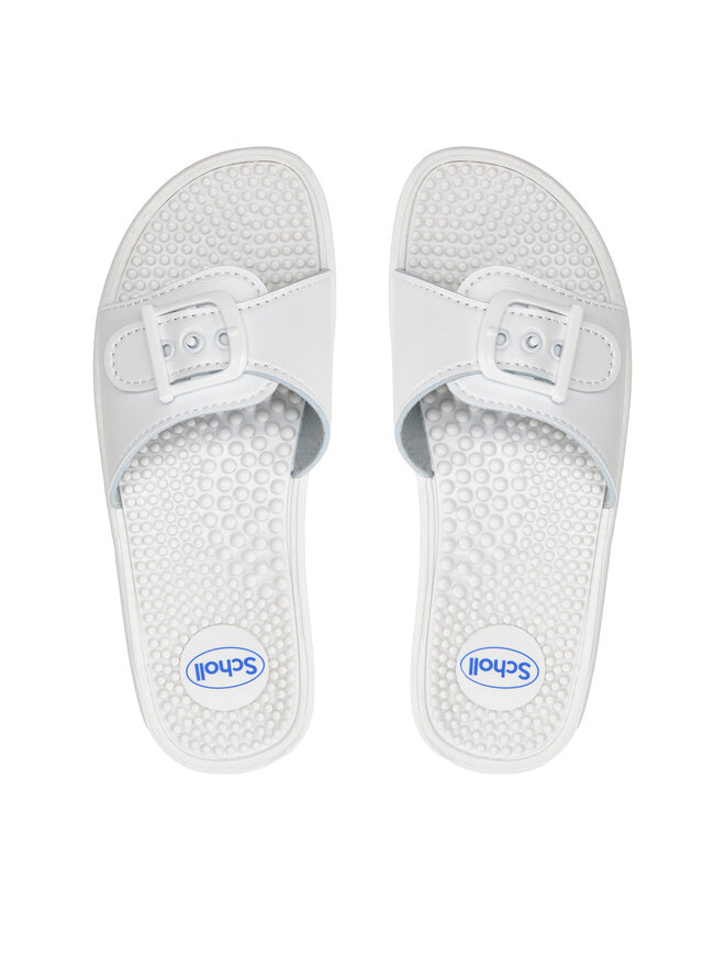 Scholl Klapki Scholl New Massage F20054 1065 360 Biały