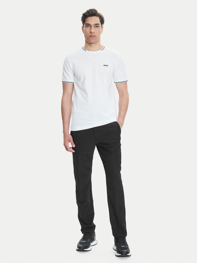 BOSS BOSS Camiseta Taul 50521245 Blanco Regular Fit
