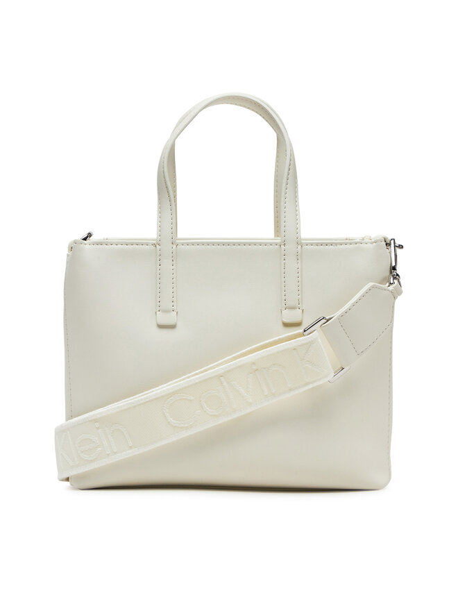 Calvin Klein Táska Calvin Klein Ck Must Small Tote K60K612904 Ekru