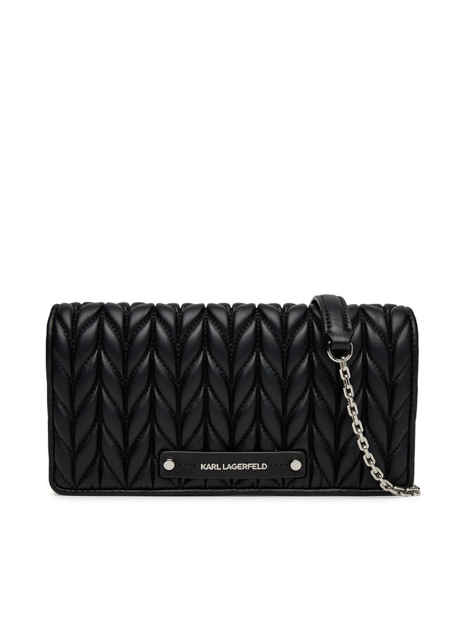KARL LAGERFELD Ročna torba KARL LAGERFELD A2W32027 Črna