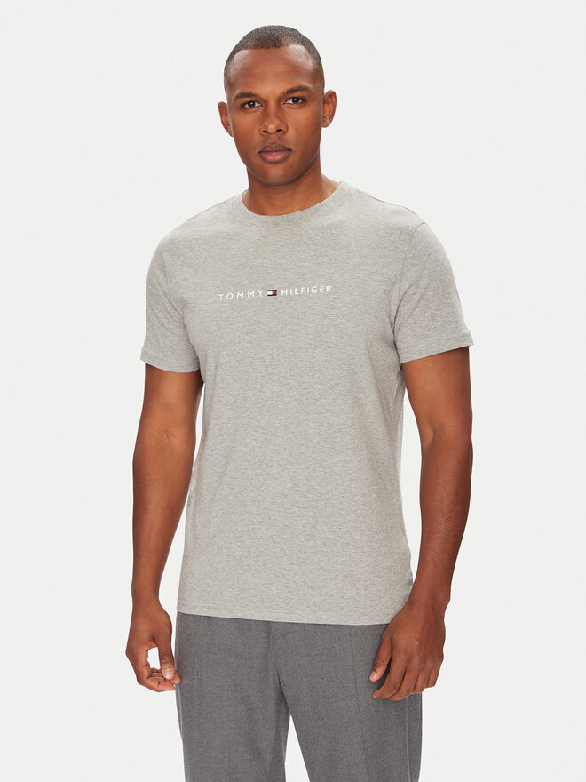 Tommy Hilfiger Tommy Hilfiger Camiseta UM0UM03525 Gris Regular Fit
