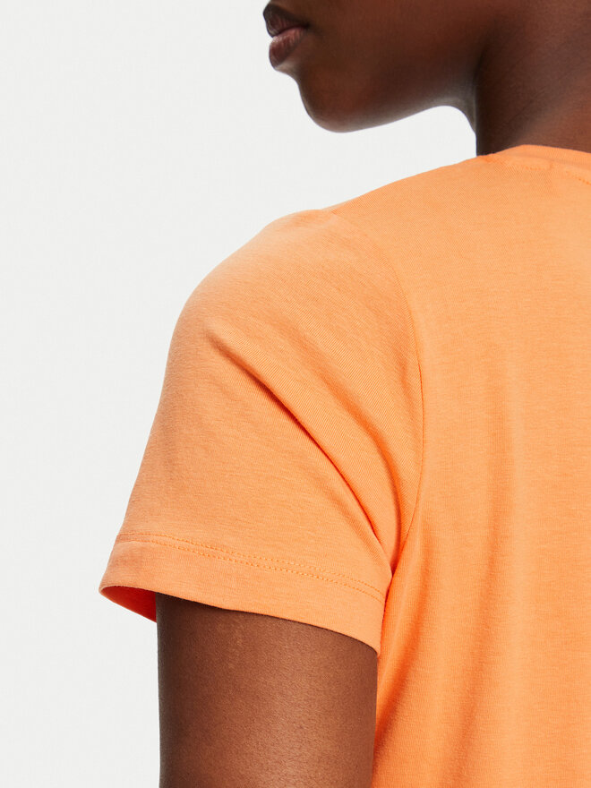 Pepe Jeans Pepe Jeans T-Shirt New Virginia PL505202 Orange Slim Fit
