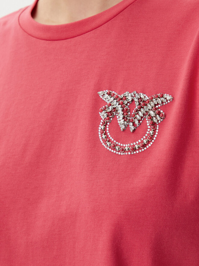 PINKO PINKO T-Shirt Nambrone 103320 A2G7 Κόκκινο Regular Fit