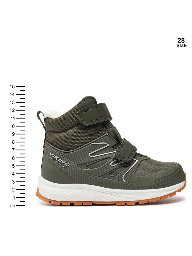 Viking Škornji za sneg Viking Equip Defence Warm Wp 2V 3-94400-2437 Khaki