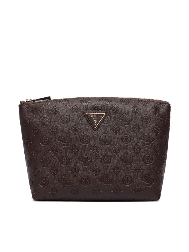 Guess Kosmetiktasche Guess Lenwood Travel TWDP21 02965 Braun