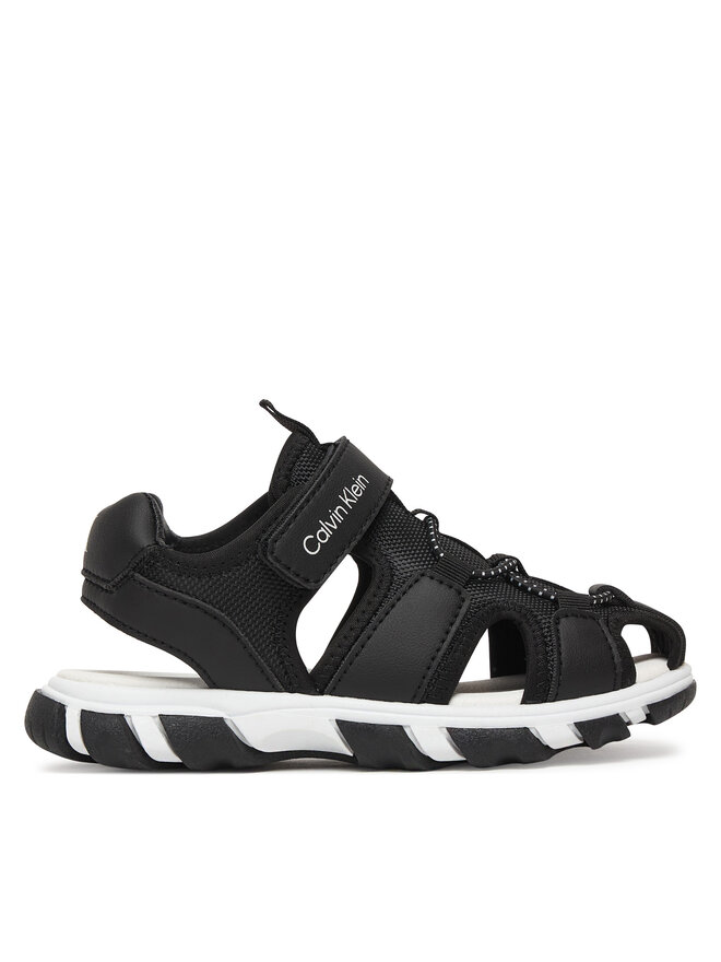 Calvin Klein Sandalen Calvin Klein Velcro Sandal V1B2-83320-1591 Schwarz