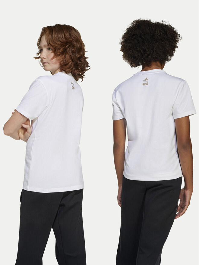 adidas adidas Camiseta Star Wars The Mandalorian™ JF3637 Blanco Regular Fit