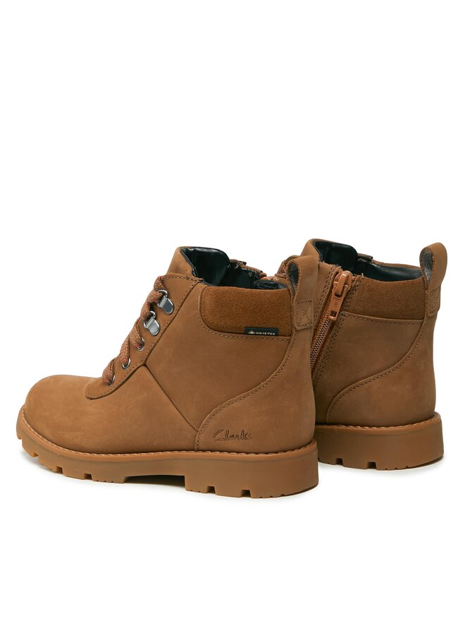 Clarks Schnürschuhe Clarks Heath Go Gtx Gore-Tex 261626797 Braun