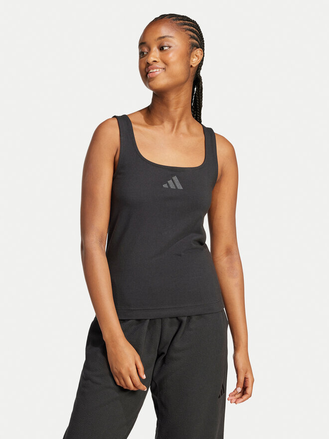 adidas adidas Top All SZN Luxe JJ2336 Črna Slim Fit