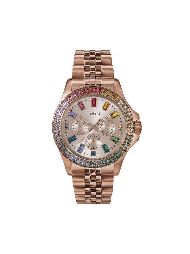 Timex Годинник Timex Trend Kaia TW2W34200 Рожеве золото