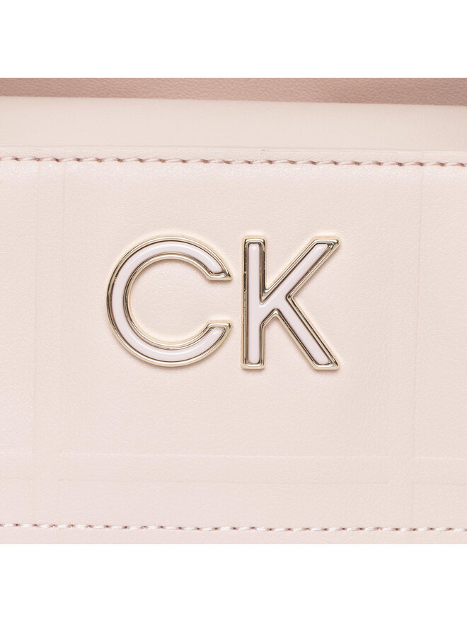 Calvin Klein Kabelka Calvin Klein Re-Lock Tote Quilt K60K609689 Růžová