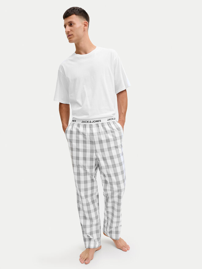 Jack & Jones Jack & Jones Pizsama Luca 12266993 Fehér Standard Fit