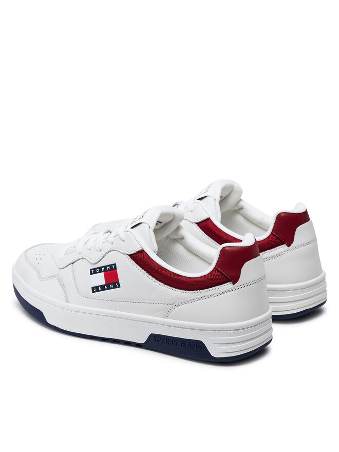 Tommy Jeans Sneakersy Tommy Jeans (New)Tjm Cupsole Leather Ess EM0EM01443 Biały