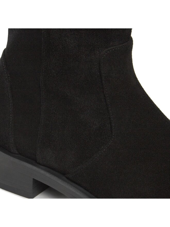 Stuart Weitzman Ботильйони Stuart Weitzman 5050 Bold Zip Btie SG094 Чорний