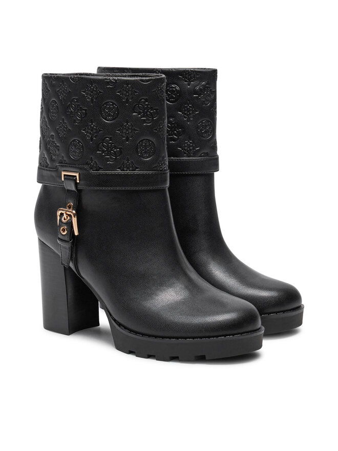 Guess Μποτάκια Guess Neadla FLFNEA FAL10 Μαύρο