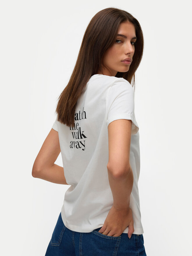 Vero Moda Vero Moda T-Shirt Blair 10325914 Λευκό Regular Fit