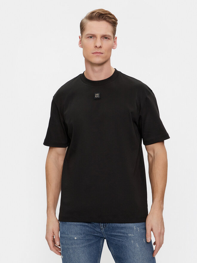 HUGO Hugo T-Shirt Dalile 50505201 Μαύρο Regular Fit