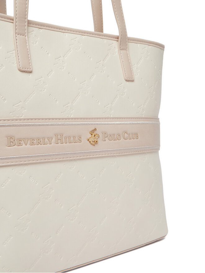 Beverly Hills Polo Club Handtasche Beverly Hills Polo Club EO-BHPC-L-012-09 Écru