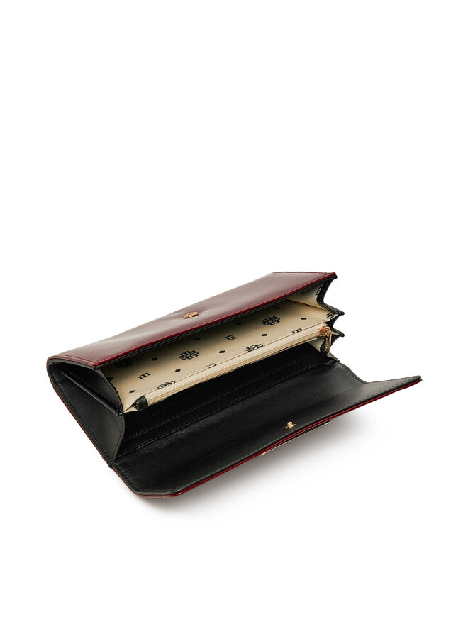 Monnari Cartera grande para mujer Monnari PUR0120-M05 Guinda/burdeos