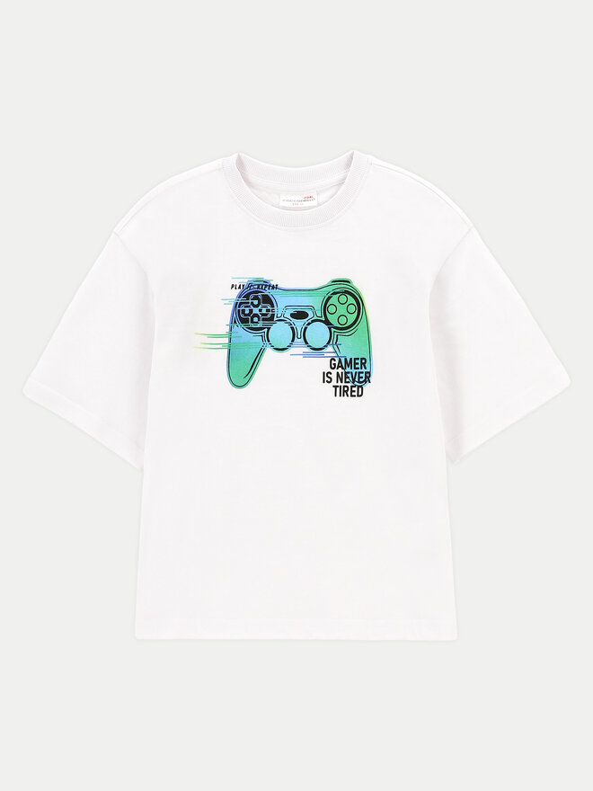 Coccodrillo Coccodrillo T-Shirt WC4143202GBK Λευκό Regular Fit