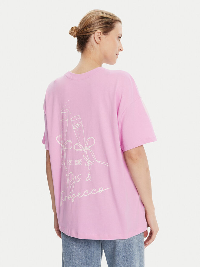 ONLY ONLY Camiseta Vivvi 15346761 Rosa Regular Fit
