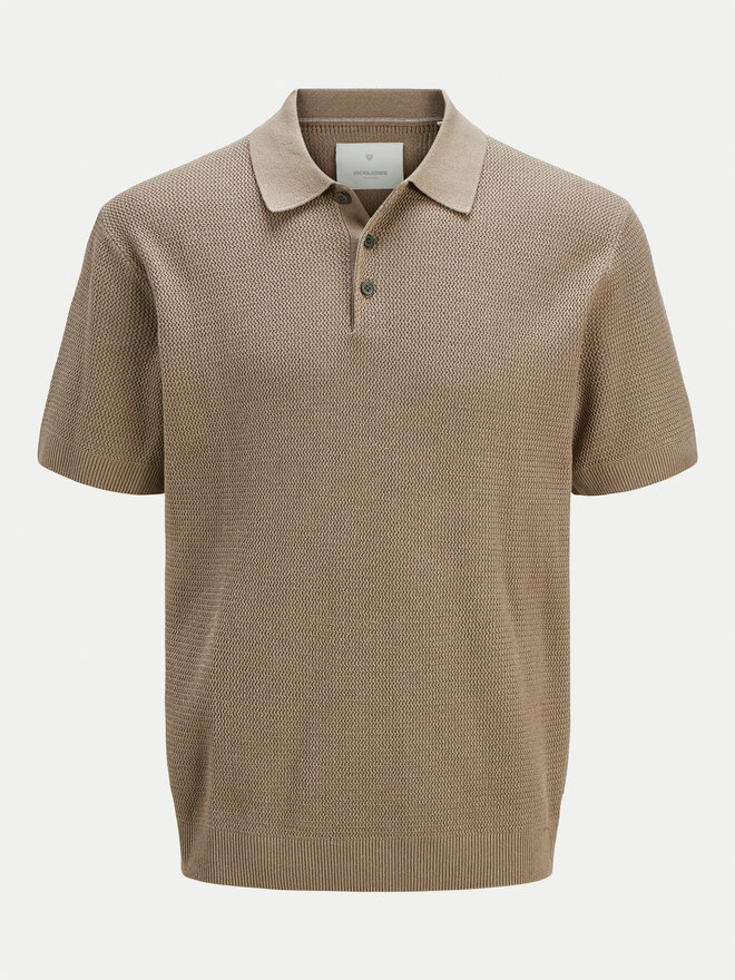 Jack&Jones Jack&Jones Poloshirt Cooper 12271483 Beige Regular Fit