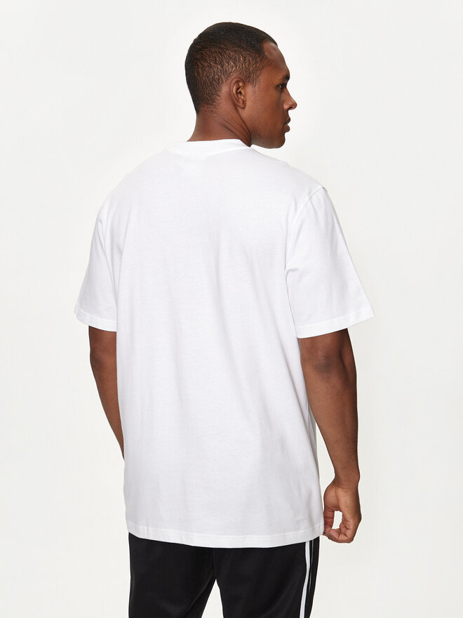 adidas adidas T-Shirt Flames Logo IS2944 Weiß Loose Fit