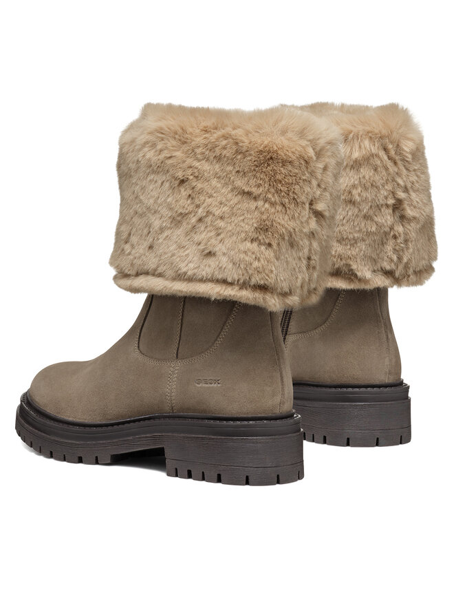 Geox Členková obuv Geox D Iridea D04HRM 022BH C6029 Béžová