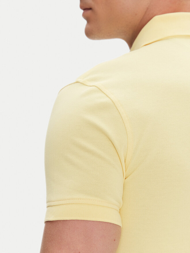 Tommy Hilfiger Tommy Hilfiger Pólóing 1985 MW0MW17771 Sárga Slim Fit