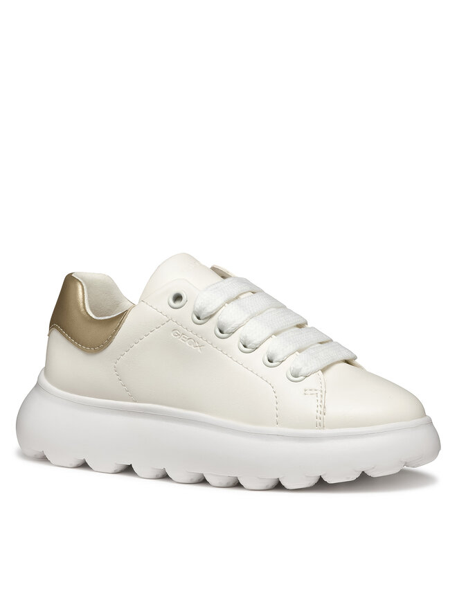 Geox Sneakersy Geox J Puffypop J55MRA 000BC C0588 S Biały