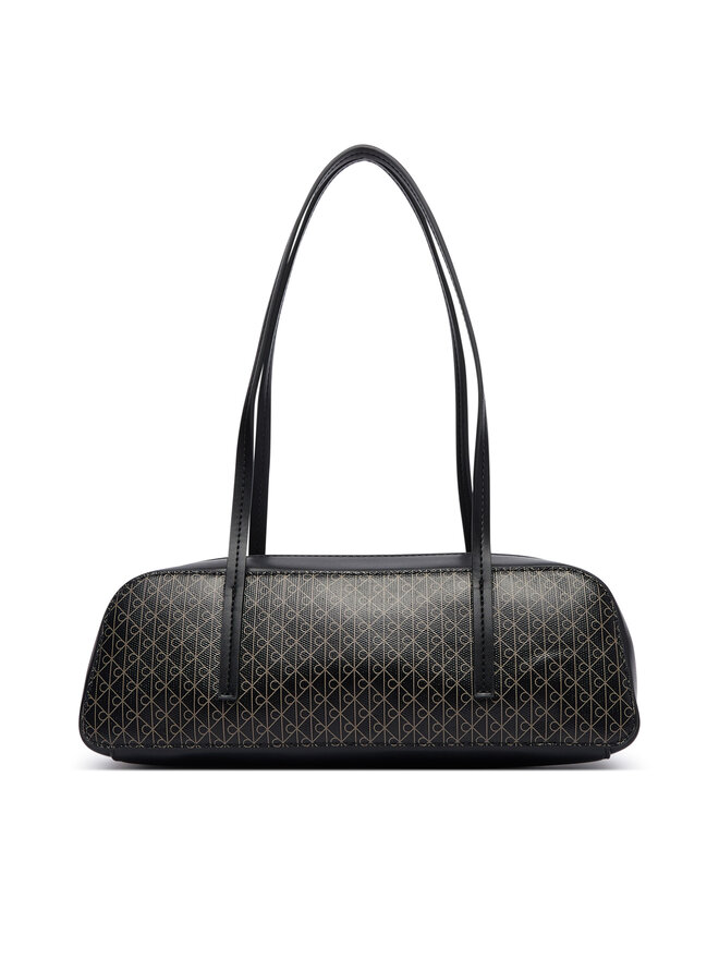 Calvin Klein Handtasche Calvin Klein Emblem Aop Bauletto LV04F3585G Schwarz