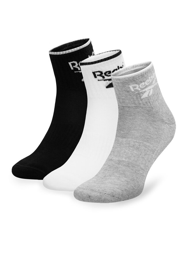 Reebok Sada 3 párů vysokých ponožek unisex Reebok R0362-SS24 (3-pack) Barevná