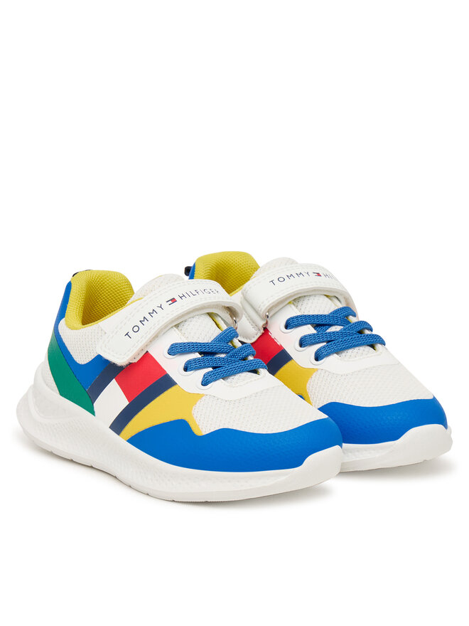 Tommy Hilfiger Sneakers Tommy Hilfiger Flag Low Cut Lace-Up/Velcro T1X9-34369-1843 M Bunt
