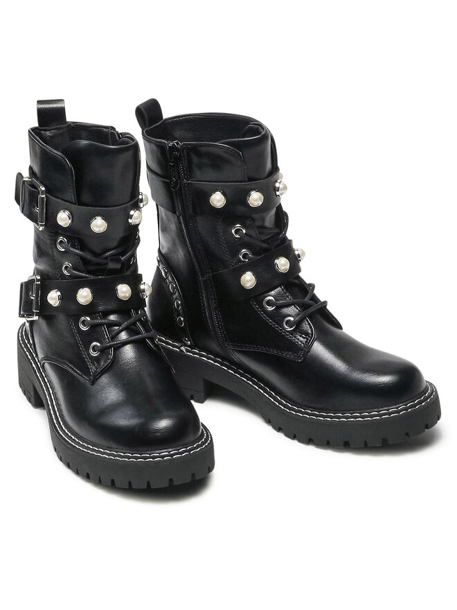 DeeZee Schnürstiefeletten DeeZee WS5218-01 Schwarz