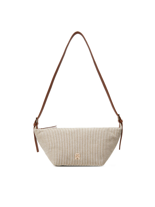Tommy Hilfiger Τσάντα Tommy Hilfiger Th Premium Beach Le Sling Bag AW0AW17177 Μπεζ