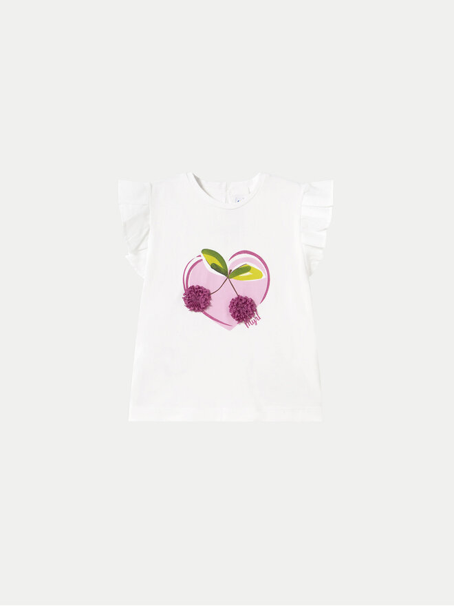 Mayoral Mayoral Camiseta 1042 Blanco Regular Fit