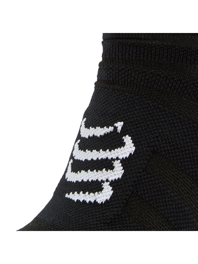 Compressport Calcetines cortos unisex Compressport Pro Racing Socks v4.0 Ultralight Run Low XU00051B Negro