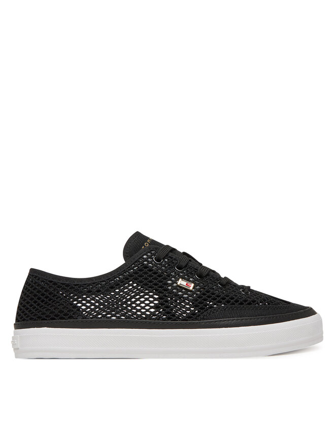 Tommy Hilfiger Sneakers Tommy Hilfiger Th Open Mesh Vulc Sneaker FW0FW08684 Negru
